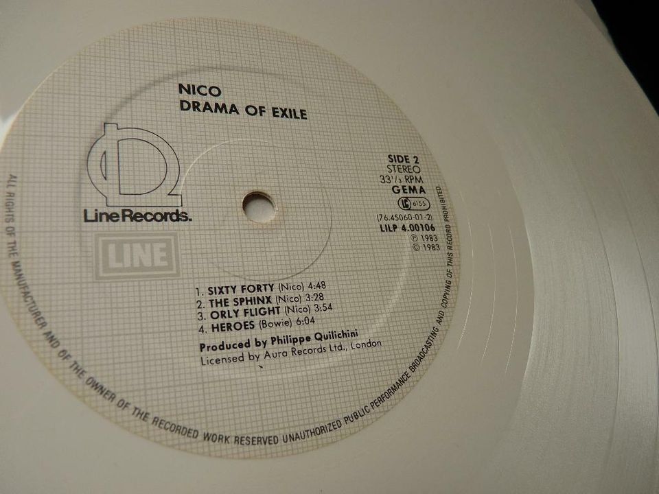 NICO Vinyl LP: "drama of exile" in Merching