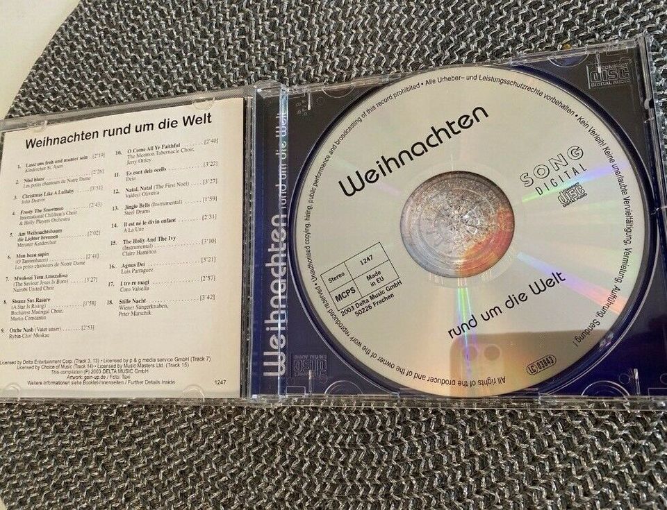 CD - Weihnachtssongs rund um die Welt / Weihnachtslieder in Dietenhofen