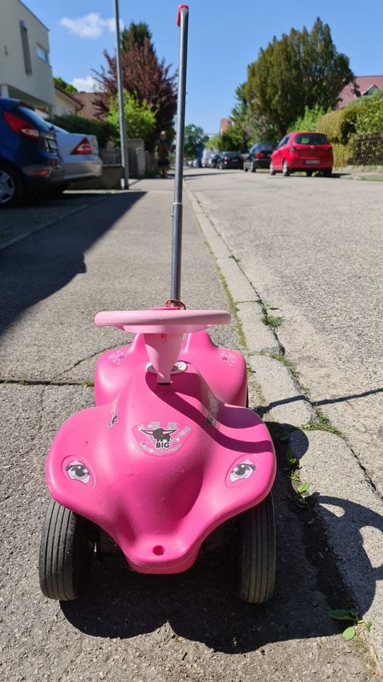 Bobby Car in rosa mit Lenkstange in Hollfeld