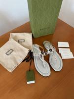 Gucci Sandalen Gr 41 Silber neu München - Maxvorstadt Vorschau
