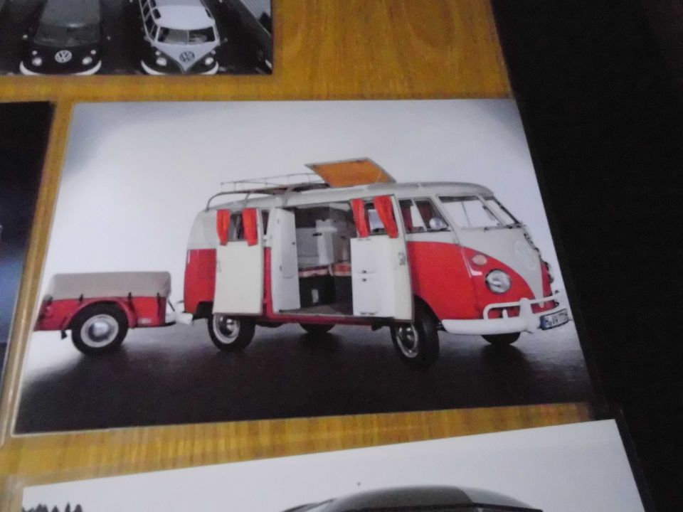 5 x Poster Oldtimer VW Transporter T1 Bulli Samba Bus !! in Moormerland