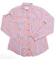 Mustang Bluse rot creme blau kariert 44 L XL XXL Hessen - Vellmar Vorschau
