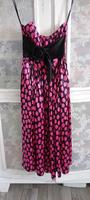 Kleid pink schwarz knielang gr 38 c&a Hessen - Allendorf Vorschau