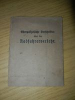 Oberpolizeiliche Vorschriften über den Radfahrverkehr 1907 Hessen - Kalbach Vorschau