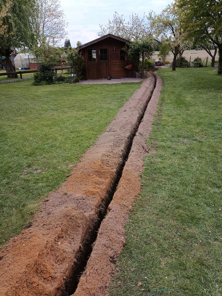 Graben für Bewässerungssystem/Stromkabel etc herstellen in Winsen (Luhe)