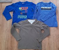 3 x Langarm Shirt Jungen Gr. 134-140 Manguun blau grün Pankow - Prenzlauer Berg Vorschau