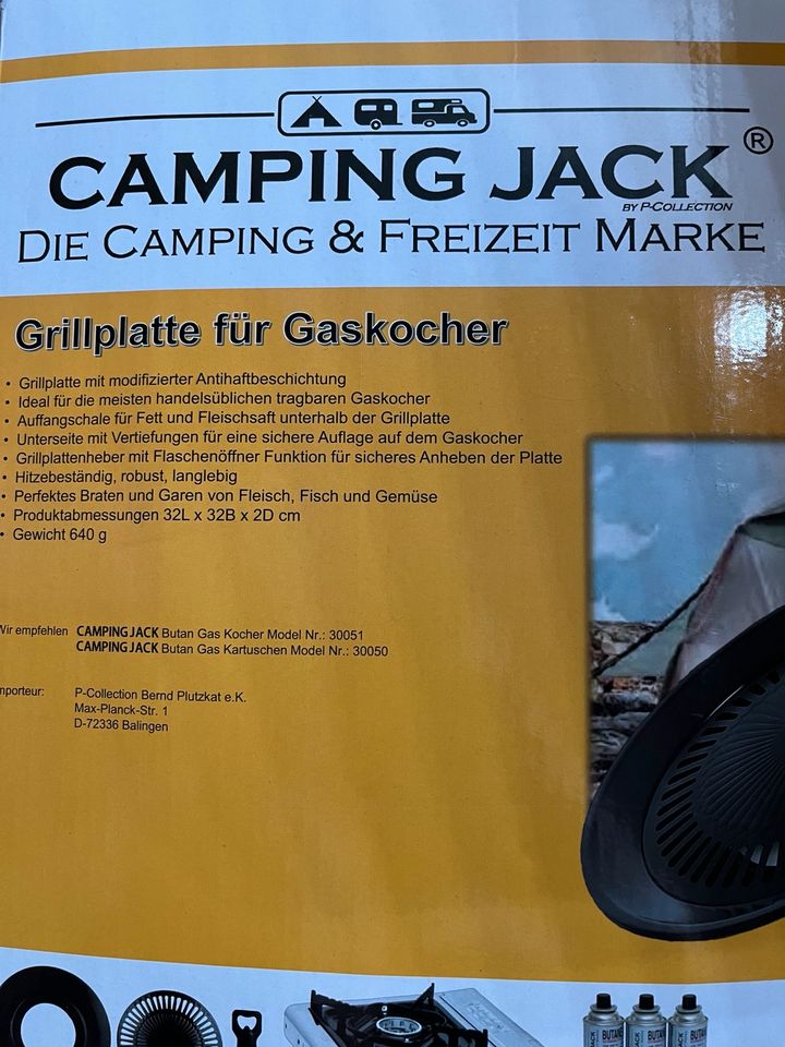 Camping Grillplatte für Gaskocher in Marktredwitz