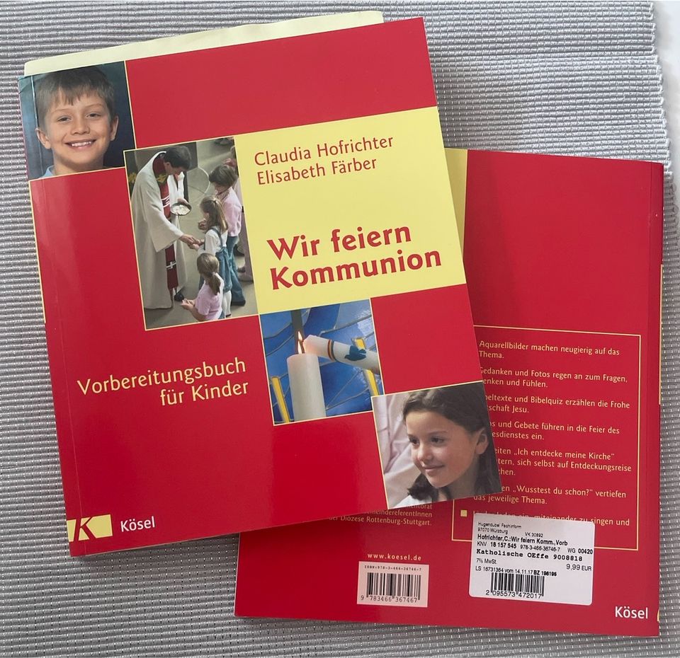 Vorbereitungsbuch für Kinder „Wir feiern Kommunion“ in Würzburg