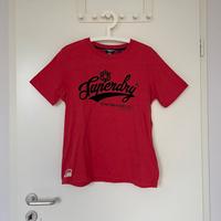 Superdry T-Shirt rot Größe L Unisex neuwertig 100% Baumwolle Hessen - Raunheim Vorschau