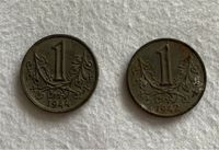 2x Münze 1 Krone Protektorat Böhmen und Mähren 1942/1944 Bayern - Dürrlauingen Vorschau