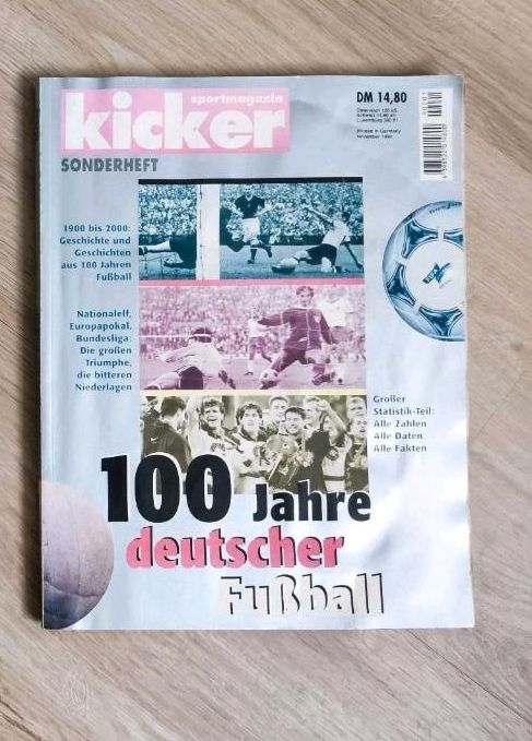 Zeitschrift Kicker 100 Jahre deutscher Fußball Heft Matthäus in Karlstein