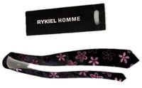 RYKIEL HOMME - Blumenmuster pink-schwarze Krawatte NEU 100% Seide Hamburg-Mitte - Hamburg Altstadt Vorschau