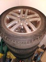Reifensatz Alufelgen orig. VW 16 Zoll (Golf V) Hessen - Lindenfels Vorschau
