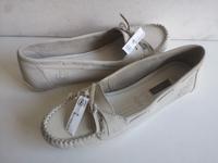 Damen Schuhe Mokkasins Ballerinas BUGATTI Gr 38 hell grau Leder Duisburg - Friemersheim Vorschau