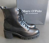 Marc O´Polo Stiefeletten Boots schwarz Leder 41 Schuhe NP189€ NEU Bayern - Goldbach Vorschau