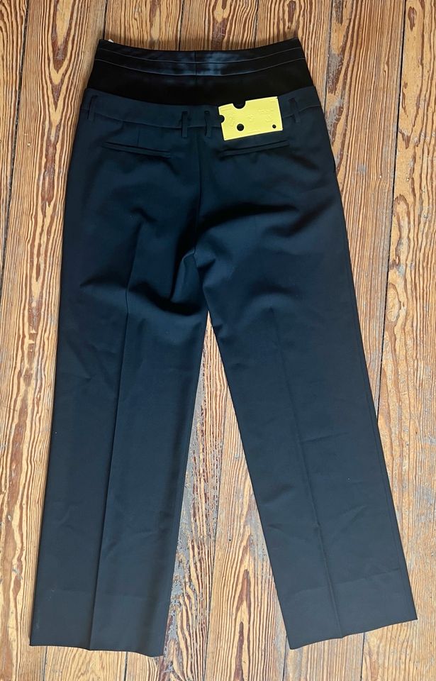 OFF-WHITE Tailoring Hose high-waist Boyfriend schwarz IT42 1100€ in Hamburg