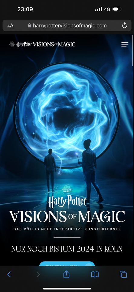 1 Ticket Harry Potter Visions of Magic 01.06.24 in Schloß Holte-Stukenbrock