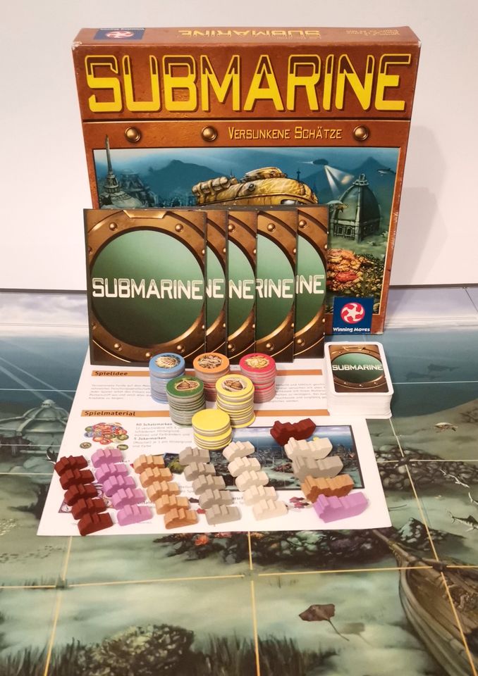 SUBMARINE Versunkene Schätze Brettspiel von Winning Games OVP in Appenweier