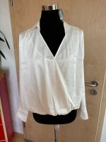 Satin Wickelbluse H&M Gr S Creme NP 24€ Bayern - Rothenburg o. d. Tauber Vorschau