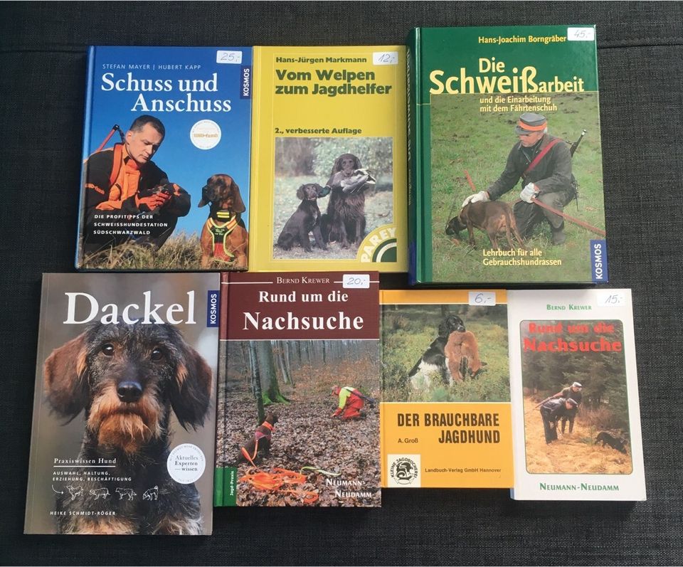 Jagdbücher - Jagdhunde - Nachsuche in Solingen