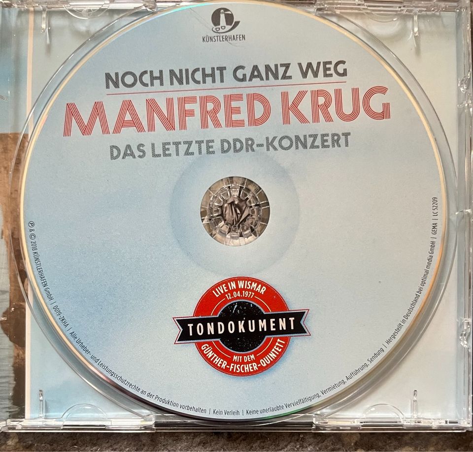 Manfred Krug - noch nicht ganz weg in Senftenberg