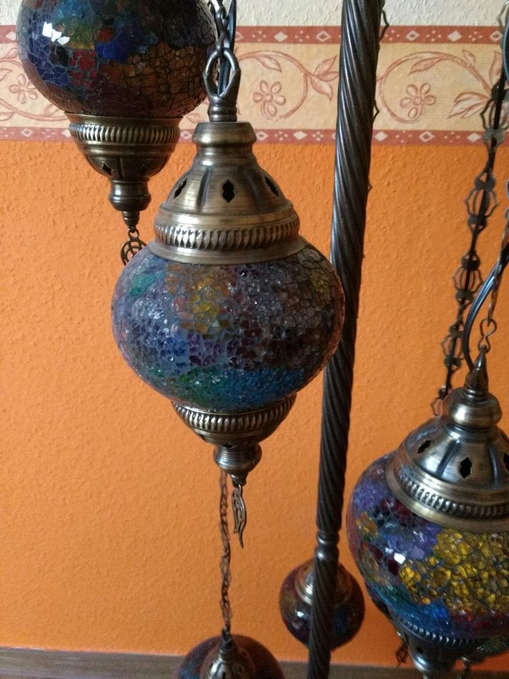 Orientalische Lampe 7 flammig in Putzkau