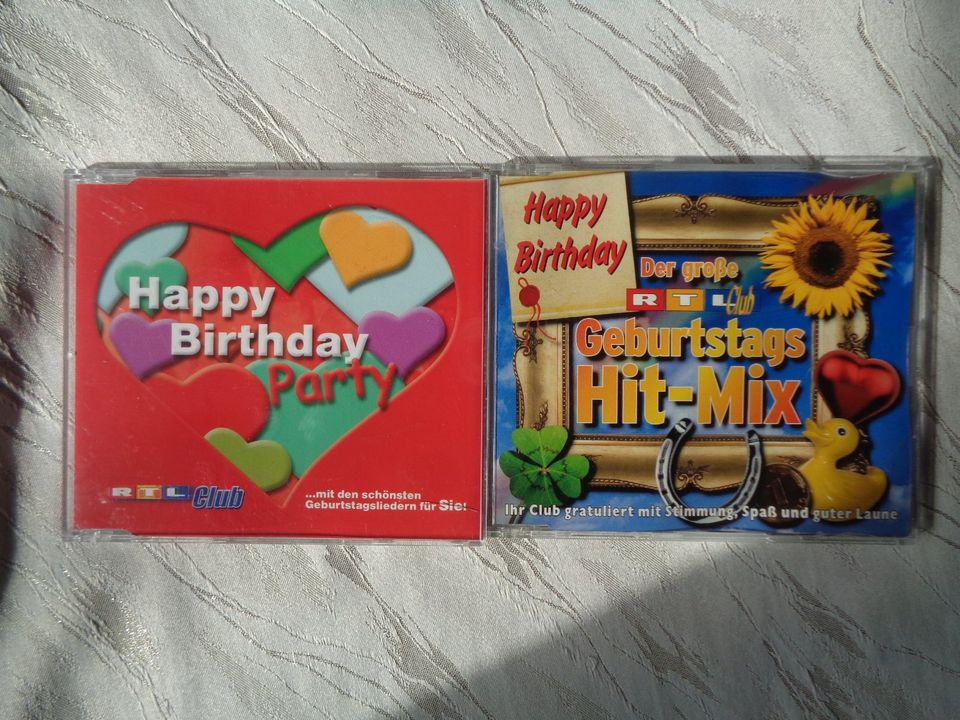 Happy Birthday CD´s  Set 10, bestehend aus 2 CDs in Hamburg