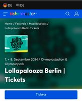 WTS 2x Lollapalooza Tickets Berlin 2024 Baden-Württemberg - Böblingen Vorschau