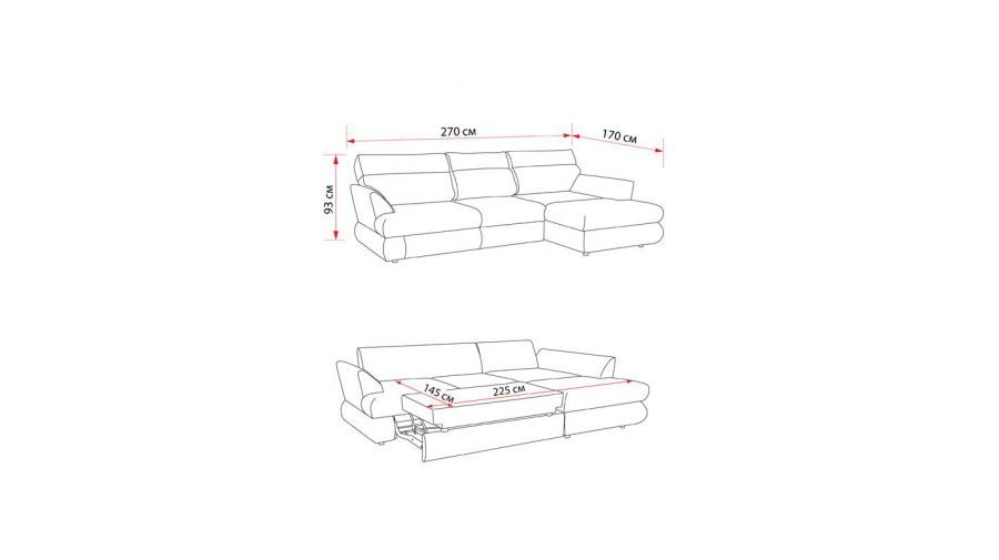 Ecksofa Florenz. Konstanta Möbelhaus in Neu Weitendorf