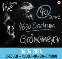 2x Tickets Innenraum, Grönemeyer, Dresden, 06.06.2024 Bayern - Schöllkrippen Vorschau
