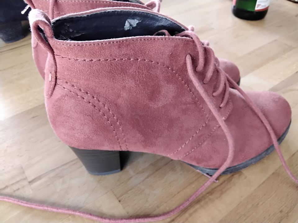 Stiefeletten Gr. 39 Wildleder bellissima in Bünde