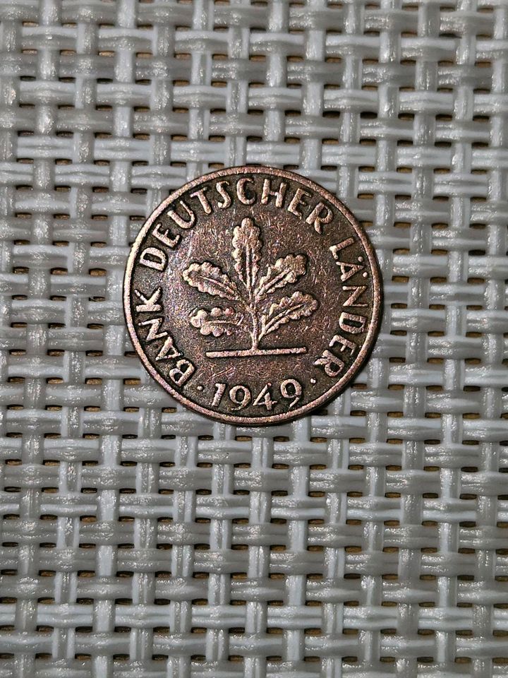 1 Pfennig 1949 Bank Deutscher Länder F in Hemer