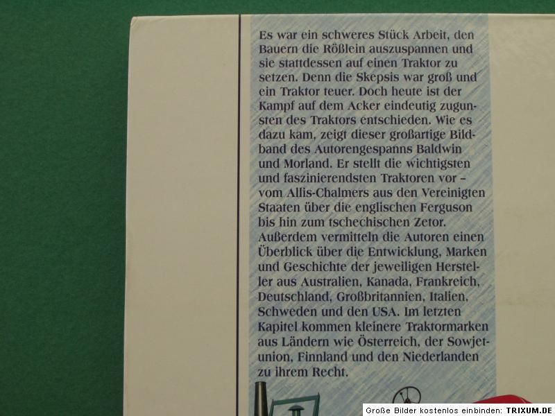 Bild-Lexikon Klassische Ackerschlepper Traktorbuch Landwirtschaft in Klein Rönnau