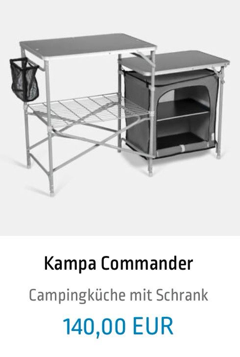 Kampa Commander Campingküche / Campingschrank in Mönchengladbach
