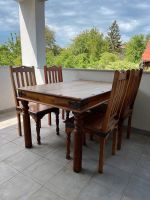Holz Tischgruppe Tisch und 4 Stühle Baden-Württemberg - Knittlingen Vorschau
