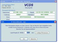 VAG Login Code Logincode Zugriffsberechtigung Ermitteln VW AUDI Brandenburg - Rangsdorf Vorschau