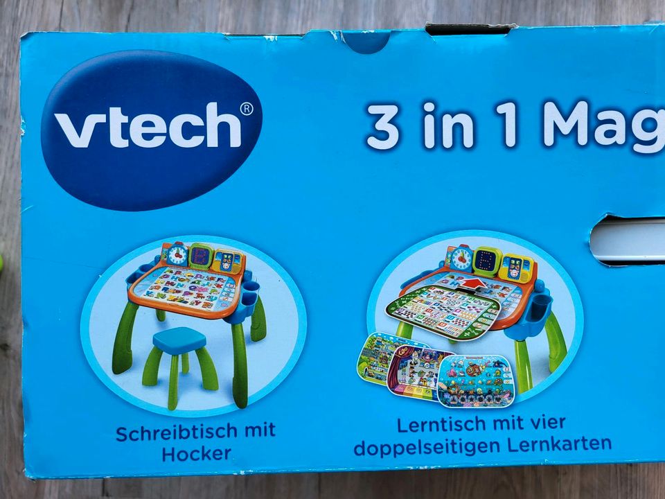 Vtech magischer Schreibtisch Spieletisch mit Sound und Licht in Altenholz