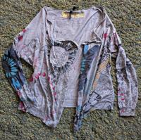 Desigual Sommer Strickjacke Grau Jersey / Gr. S, M, L, XL (?) Hessen - Homberg (Efze) Vorschau