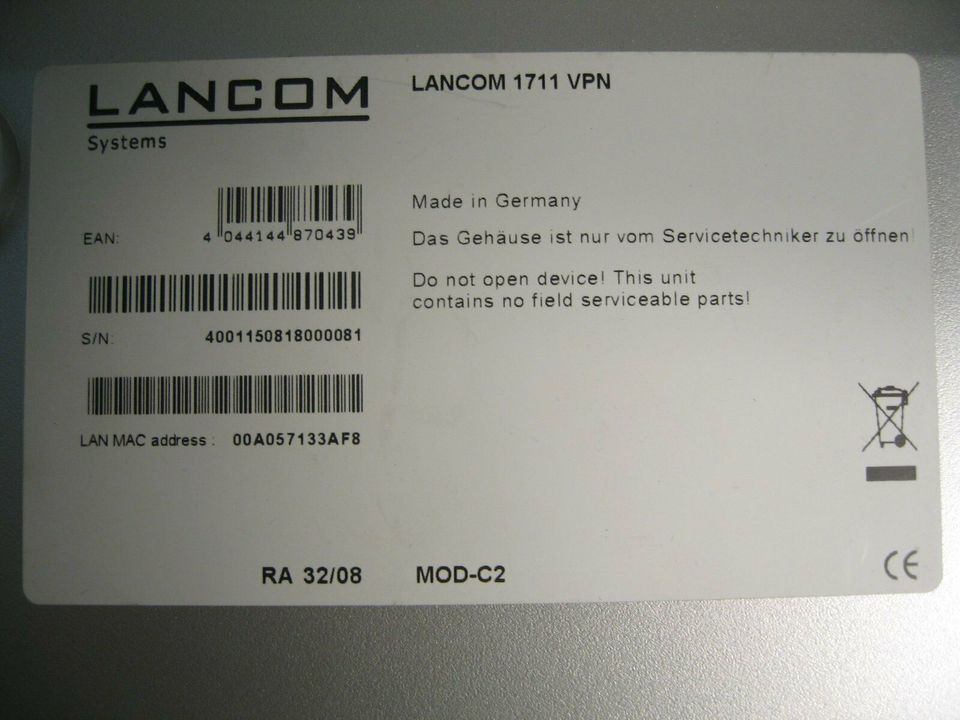 LANCOM 1711 VPN Router in Unterschwaningen