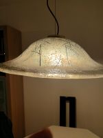 Lampe aus Glas Schirmlampe Glaslampe groß Esstischlampe Hessen - Hattersheim am Main Vorschau