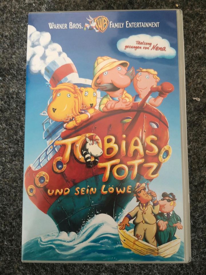 1999 Warner Brothers VHS für Kinder Tobias Totz und sein Löwe in Nürnberg (Mittelfr)