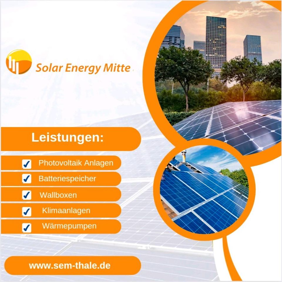 Photovoltaik•Solaranlage•Einfamilienhaus•Mehrfamilienhaus•Module in Leipzig