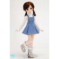 BJD 1/3 Volks Mini Dollfie Dream Warm Denim Salopette Skirt Set Nordrhein-Westfalen - Minden Vorschau