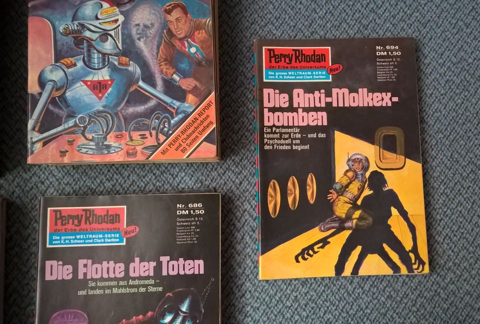 Perry Rhodan 47 Hefte Erstauflage zwischen 692 und 1488 in Leipzig