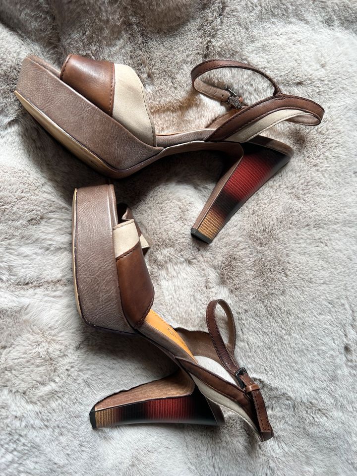 Plateau Sandalen, 40, Marco Tozzi, Leder in Hamburg