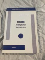 Stalking Strafbarkeit nach englischem und deutschem Recht Neuhausen-Nymphenburg - Nymphenburg Vorschau