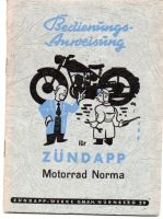 Zündapp Norma Bedienungsanleitung Juni 1952 - Original - Baden-Württemberg - Schopfheim Vorschau