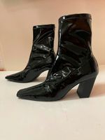 Zara, Stiefelette, Bootie, Lack, Stretch, schwarz,38, neu Berlin - Charlottenburg Vorschau