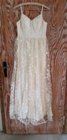 Festliches Kleid Maxikleid mit Stickerei neu Gr. S creme Sachsen-Anhalt - Wanzleben Vorschau