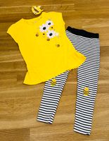 3-tlg. Sommer Set Shirt & Leggings & Haargummi „Biene“ 116/122 München - Bogenhausen Vorschau